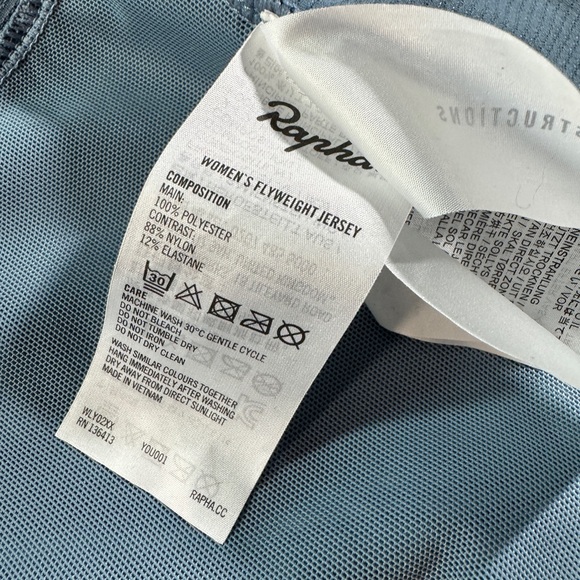 Rapha Flyweight Cycling Jersey Women’s Grey - Picture 6 of 10